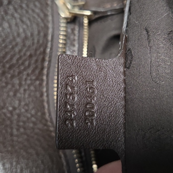 Authentic Gucci large brown leather Heritage tote / carry on bag - Picture 15 of 15